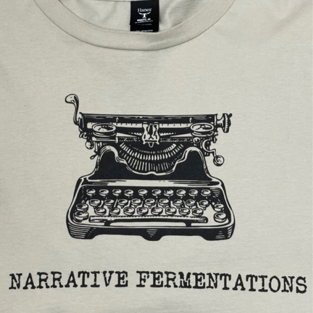 HANES BEEFY TEE | Men's Narrative Fermentations Craft Brewery Tee | Size 2XL - Picture 2 of 12